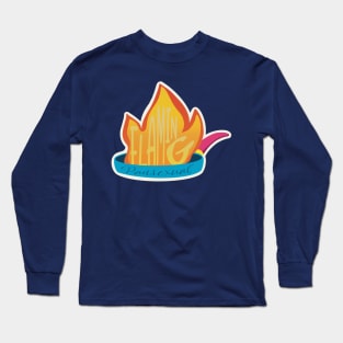 Flaming Pansexual Long Sleeve T-Shirt